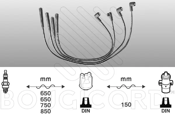 Ignition Cable Kit (7129)