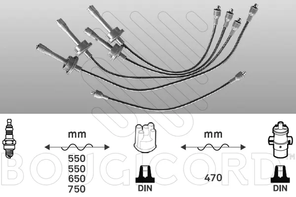 Ignition Cable Kit (4012)