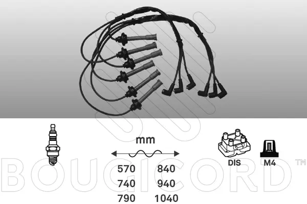 Ignition Cable Kit (9704)