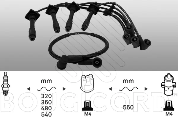 Ignition Cable Kit (6307)