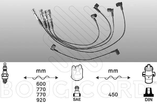 Ignition Cable Kit (7155)