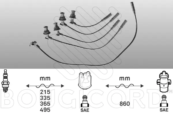 Ignition Cable Kit (1420)