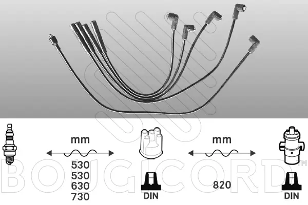 Ignition Cable Kit (7233)