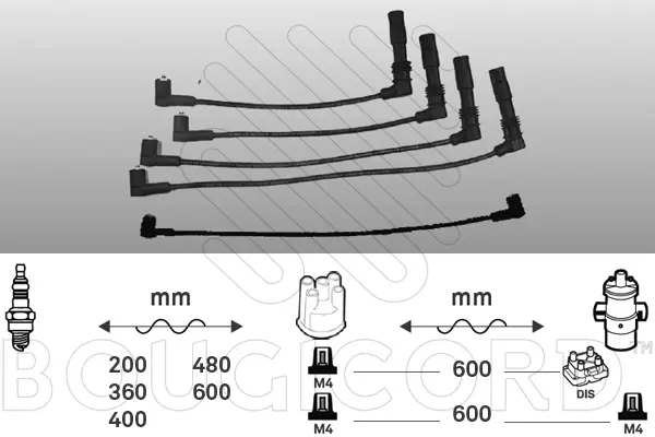Ignition Cable Kit (4205)