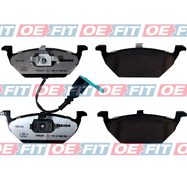 Brake Pad Set, disc brake (315 18 192 02 22)