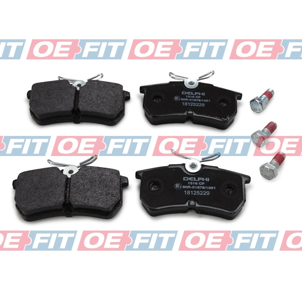 Brake Pad Set, disc brake (315 06 221 03 22)