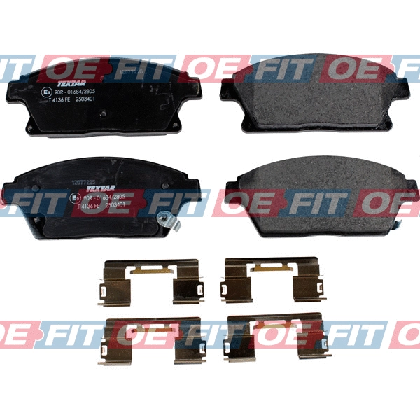 Brake Pad Set, disc brake (315 16 241 03 22)