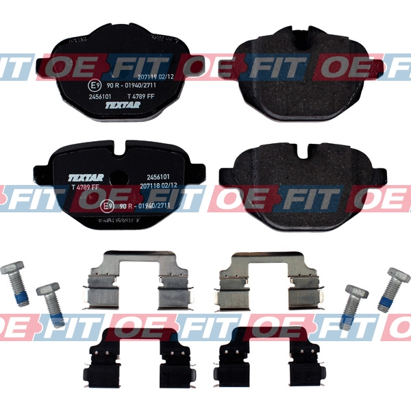 Brake Pad Set, disc brake (317 02 124 03 22)