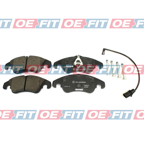 Brake Pad Set, disc brake (315 18 717 03 22)