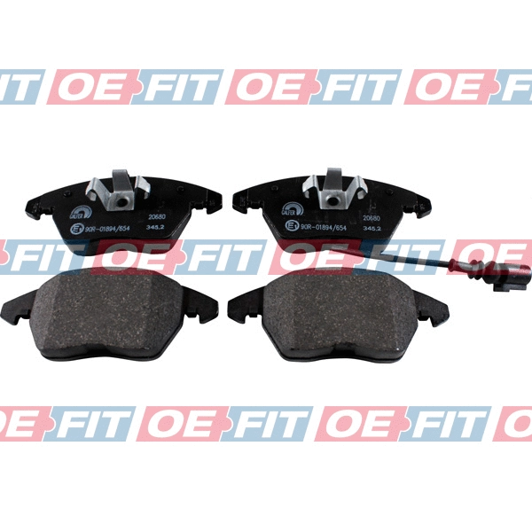 Brake Pad Set, disc brake (315 18 166 02 22)