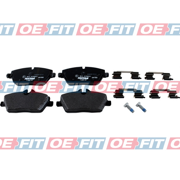 Brake Pad Set, disc brake (317 02 116 03 22)