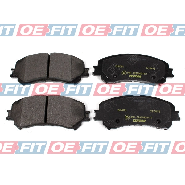 Brake Pad Set, disc brake (315 28 100 03 22)