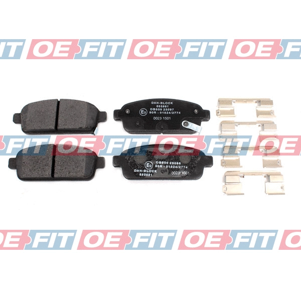 Brake Pad Set, disc brake (315 16 268 02 22)