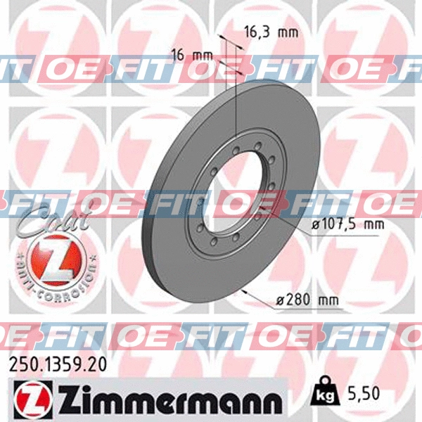Brake Disc (315 06 454 03 22)