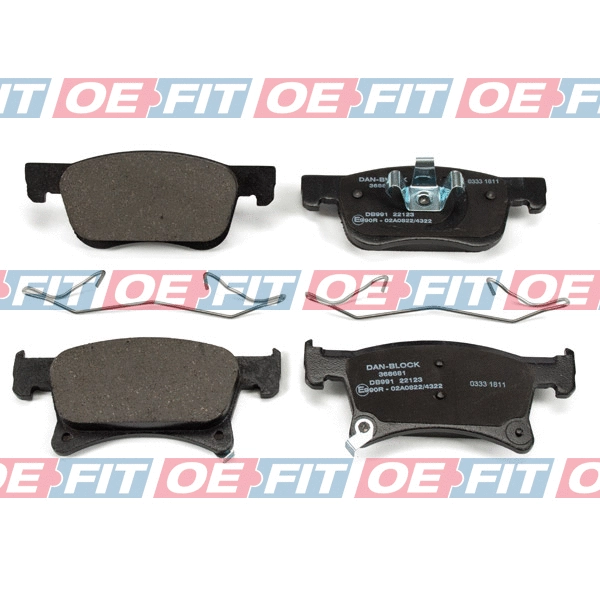 Brake Pad Set, disc brake (315 16 270 02 22)