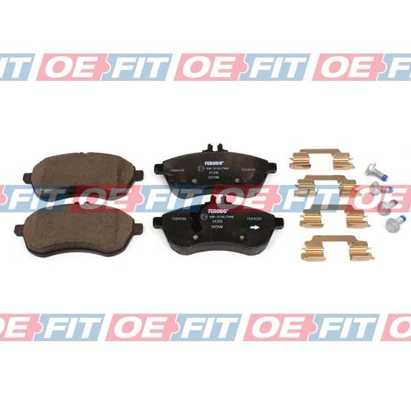 Brake Pad Set, disc brake (315 12 384 03 22)