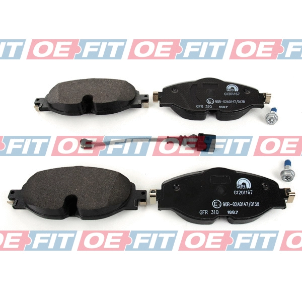 Brake Pad Set, disc brake (315 18 524 02 22)