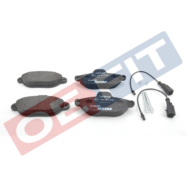 Brake Pad Set, disc brake (315 06 214 02 22)