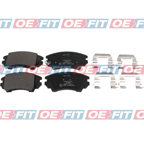 Brake Pad Set, disc brake (315 16 265 02 22)