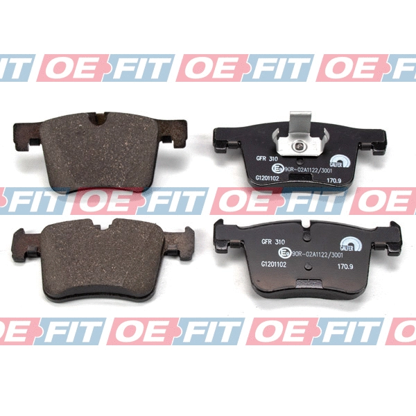 Brake Pad Set, disc brake (315 02 225 02 22)