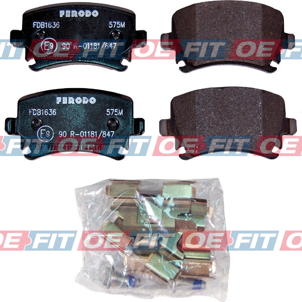 Brake Pad Set, disc brake (315 18 163 02 22)