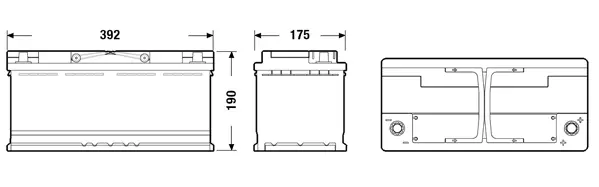 Starter Battery (TK1050)