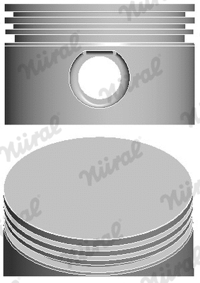 Piston, air compressor (87-404500-00)