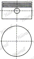 Piston, air compressor (87-404507-00)