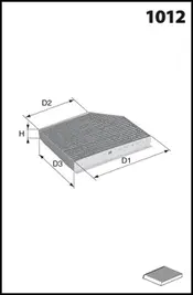 Filter, cabin air (EKR7220)