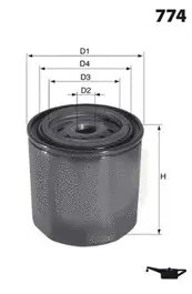 Oil Filter (ELH4409)