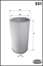 Secondary Air Filter (FA1456)