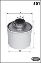 Air Filter, compressor intake (FA3212)