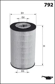 Oil Filter (ELH4363)