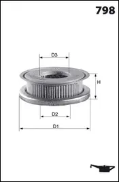 Hydraulic Filter, steering (ELH4208)