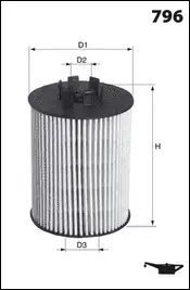 Oil Filter (ELH4368)