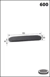Filter, cabin air (ELR7526)