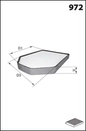 Filter, cabin air (JKR7091)