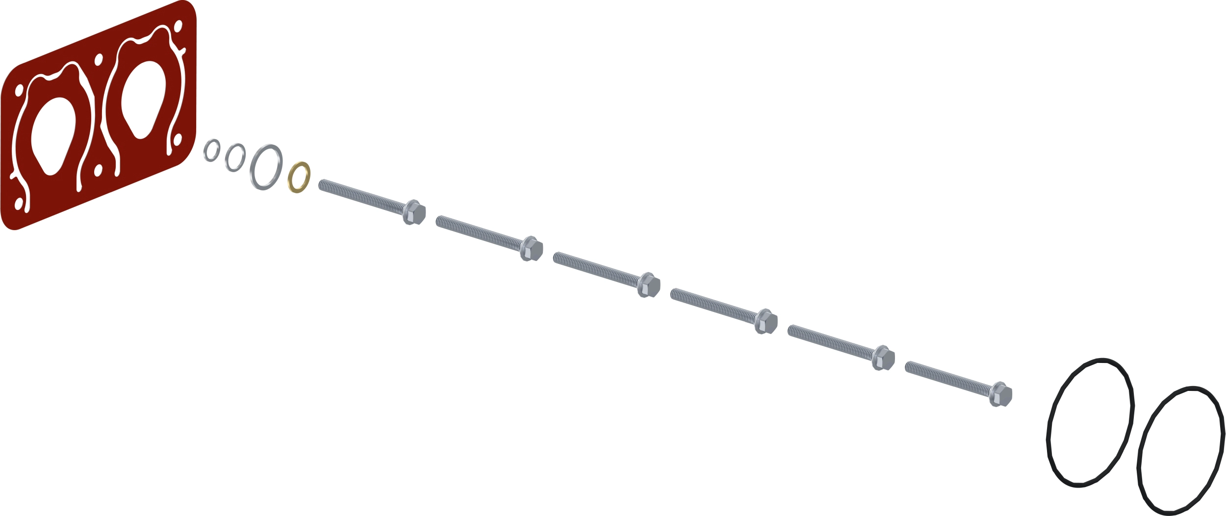 Repair kit, air compressor (9115539232)