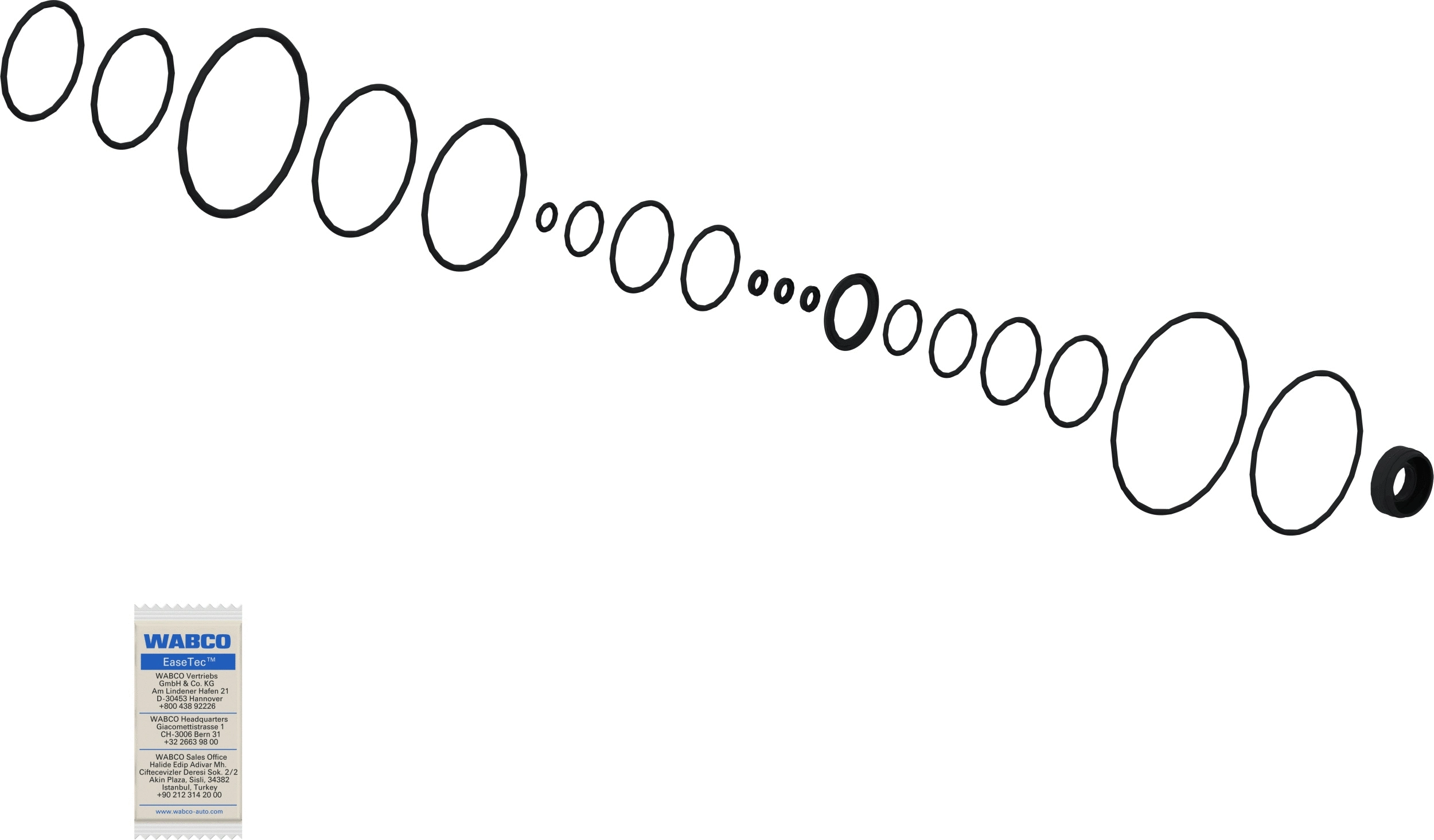 Repair Kit, relay valve (9730110012)