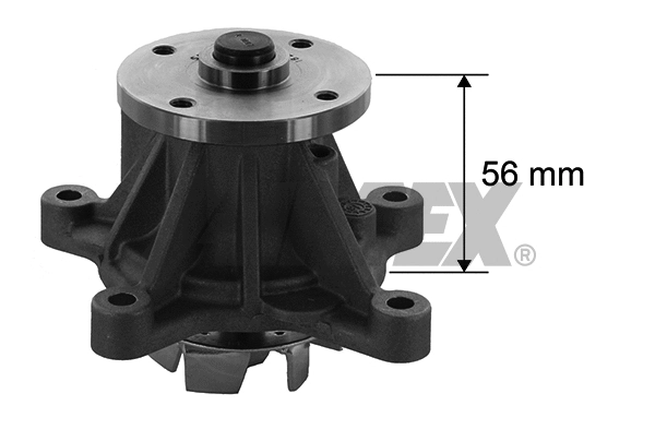 Water Pump, engine cooling (2084)