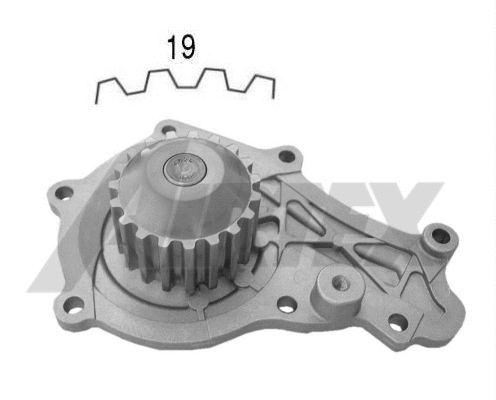 Water Pump, engine cooling (1678)