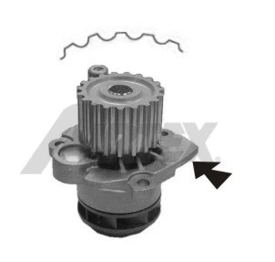Water Pump, engine cooling (1670)