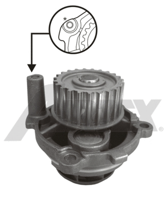 Water Pump, engine cooling (1703)