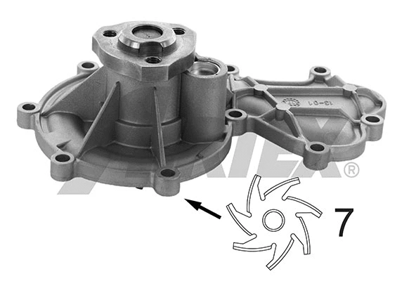 Water Pump, engine cooling (1983)