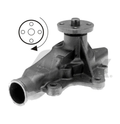 Water Pump, engine cooling (3414)