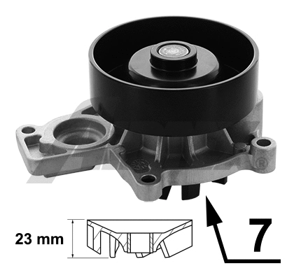 Water Pump, engine cooling (2081)