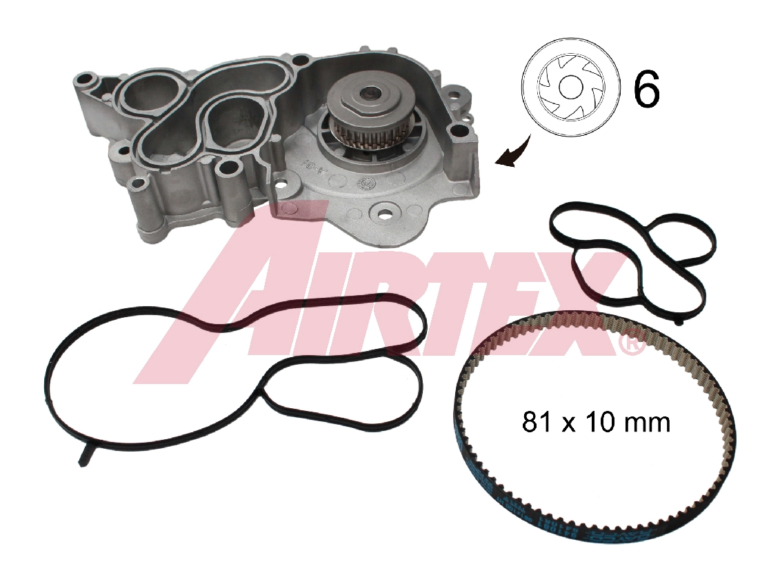 Water Pump & Timing Belt Kit (WPK-199501)