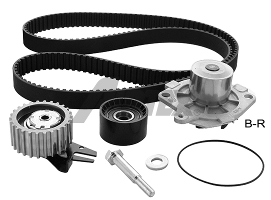 Water Pump & Timing Belt Kit (WPK-1595R02)