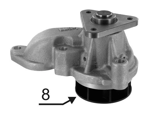 Water Pump, engine cooling (1977)