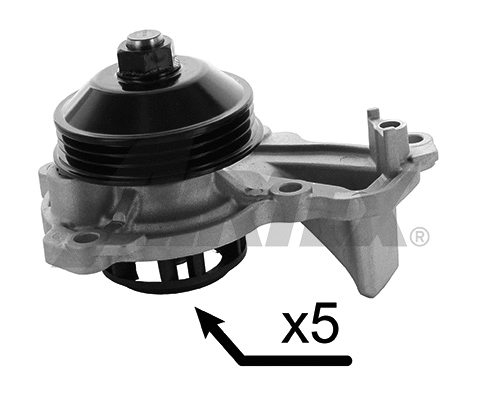 Water Pump, engine cooling (2082)